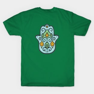 Blue Hamsa T-Shirt